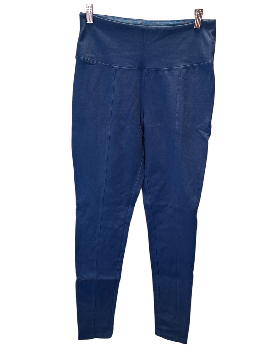 Women with Control Blue High-Rise Ponte Leggings